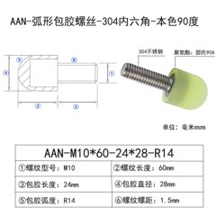AAN-M10×60-24×D28×R14